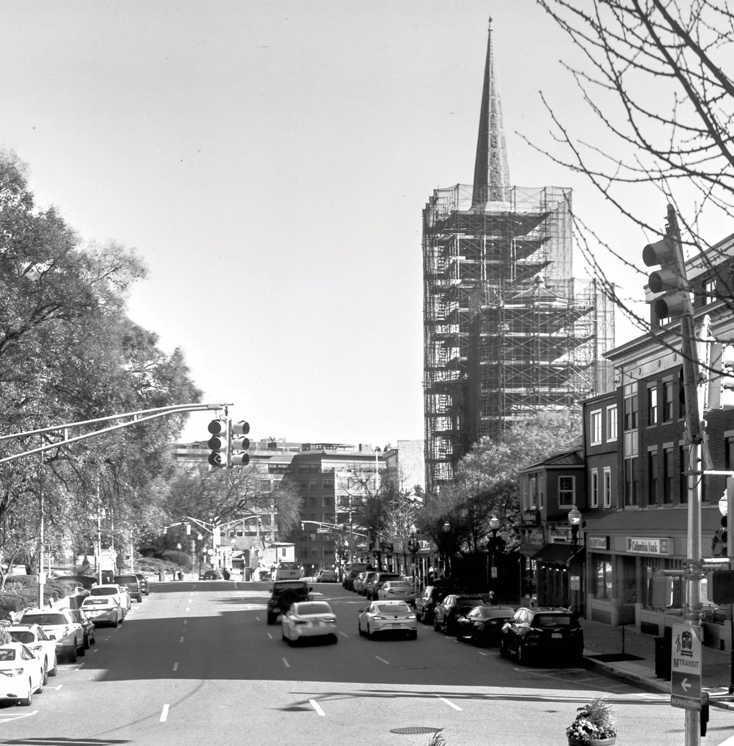 "Revolution on the Green" - Panoramic image of the Morristown NJ