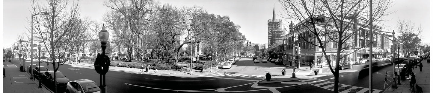 "Revolution on the Green" - Panoramic image of the Morristown NJ