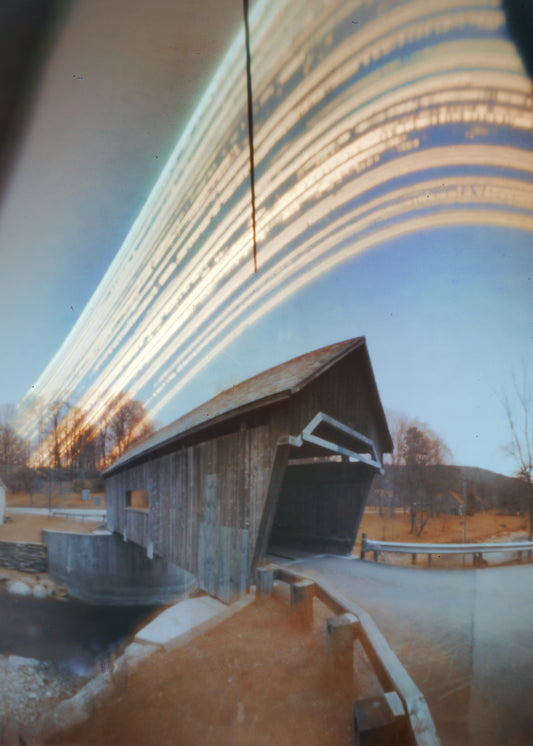 Warren Covered Bridge - Warren, VT - Fine Art Solargraph Print