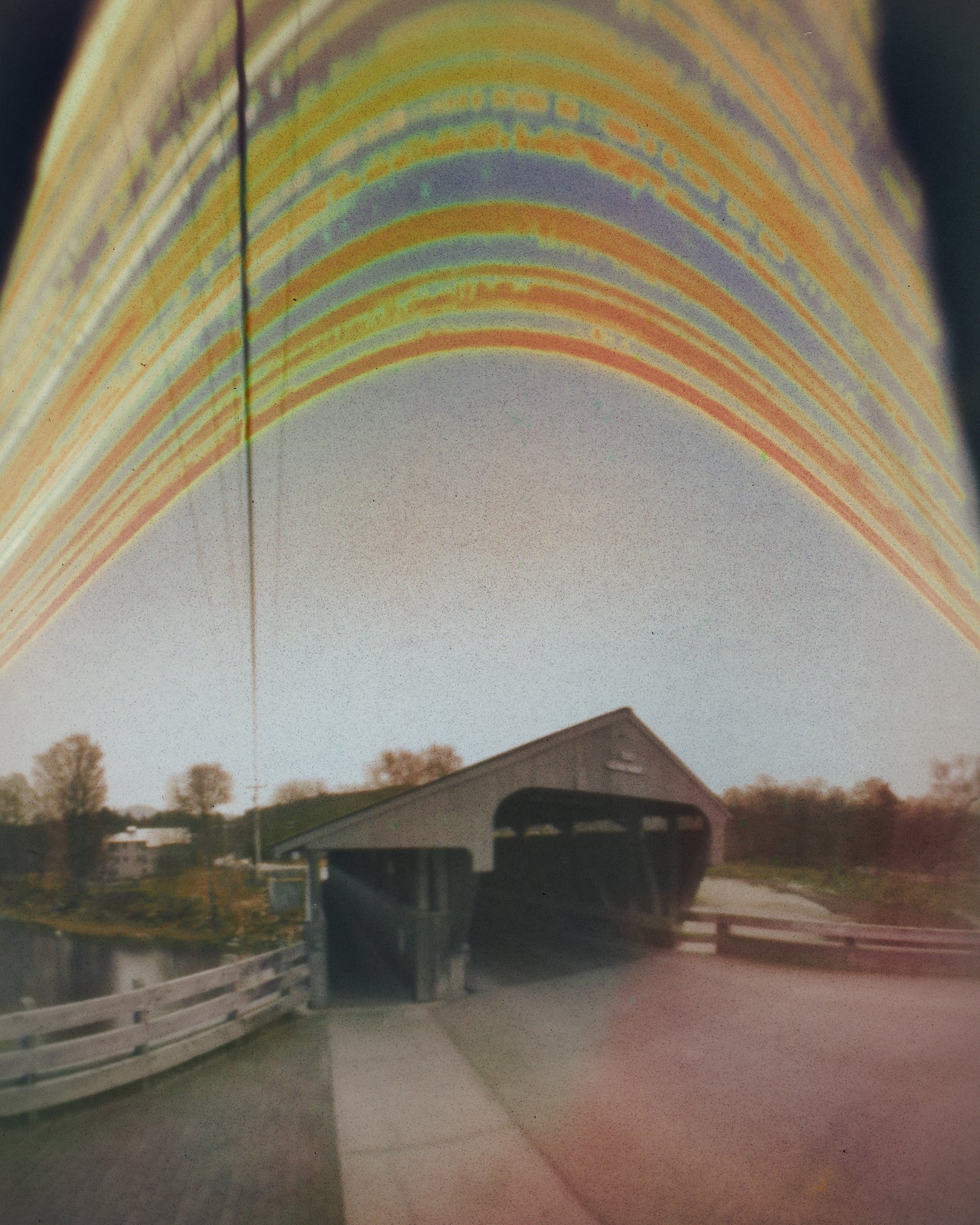 Waitsfield (Great Eddy) Covered Bridge - Waitsfield, VT - Fine Art Solargraph Print